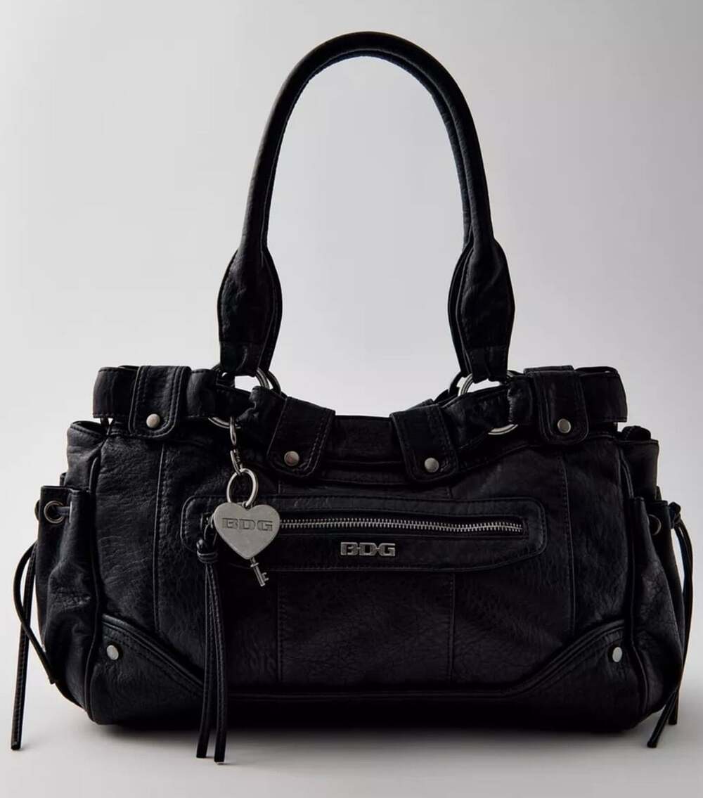 BDG Karlie Lock Shoulder Bag Black